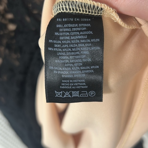 Anthropologie Moulinette Soeurs Black Lace Midi Cami Cotrina Dress Size 0 NWT - Picture 7 of 13